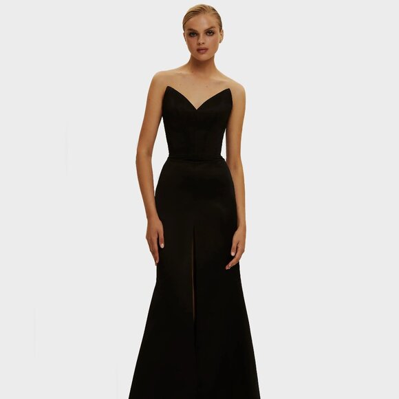 Milla Dresses & Skirts - Milla Black Elegant strapless trumpet evening gown